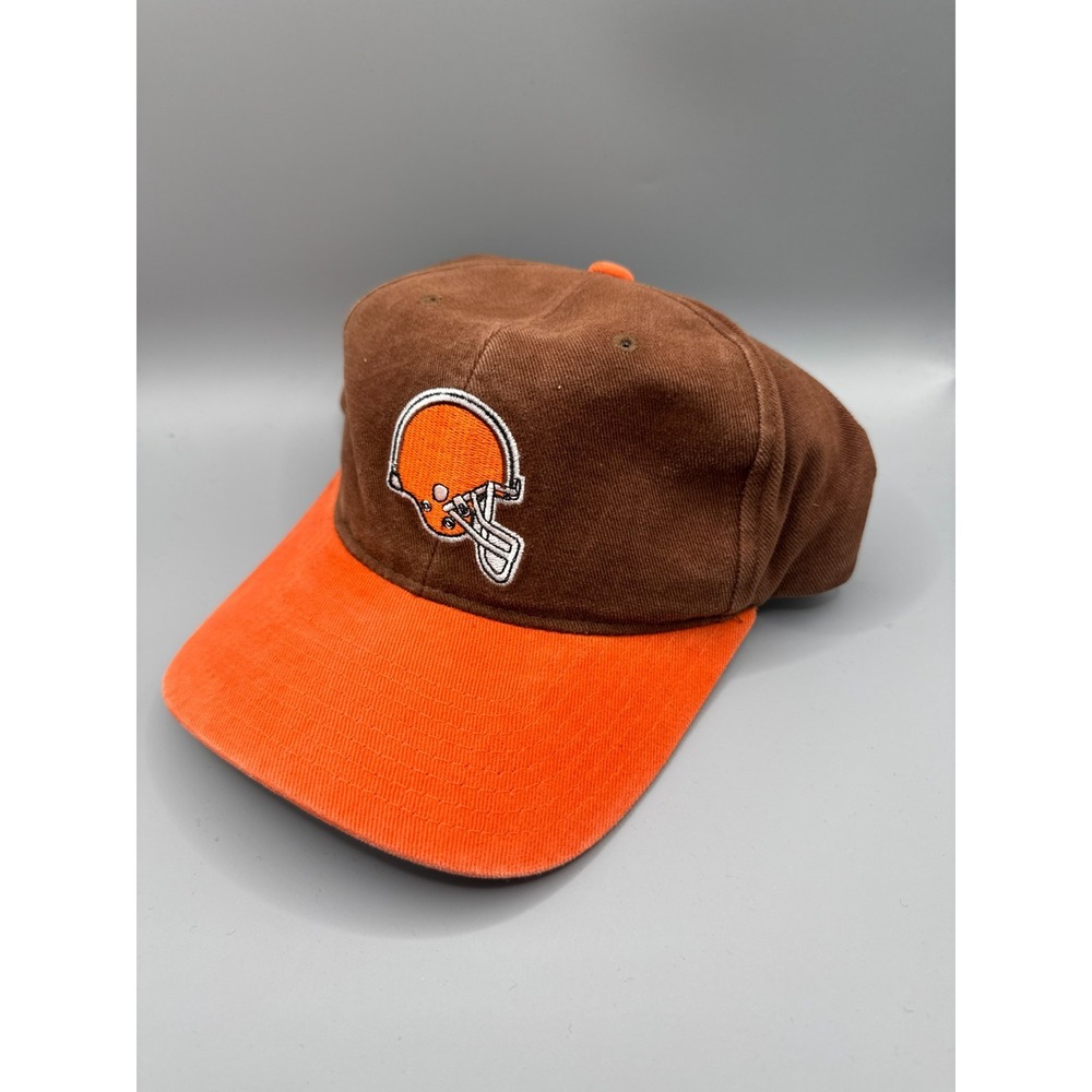 Vintage Cleveland Browns Starter Snapback Hat Brown Orange NFL Cap Cotton #54 - Picture 3 of 12